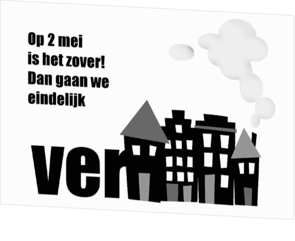 Verhuiskaart ver-rijtje huizen