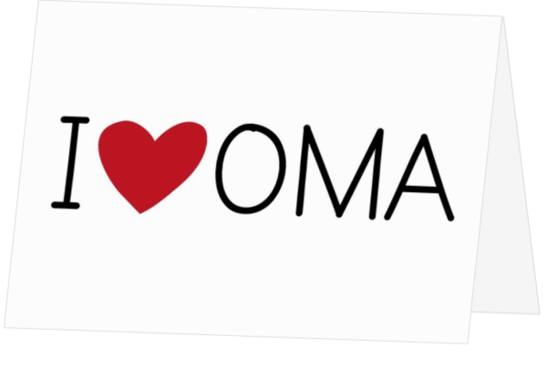 I love oma kaart