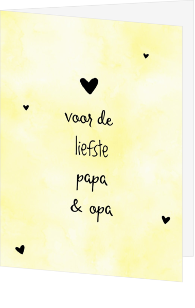 Kaart papa en opa