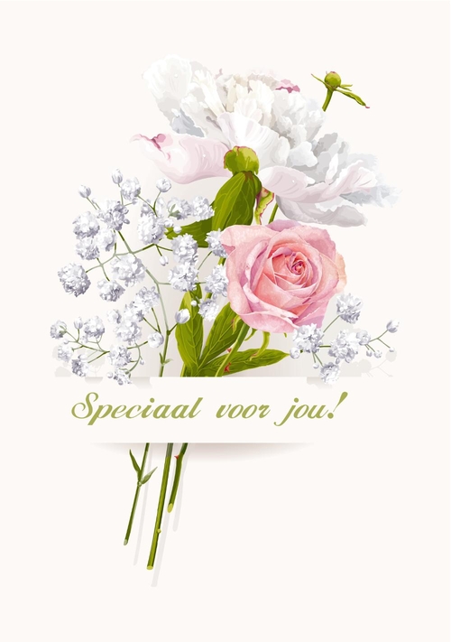 Bloemen speciaal voor jou Voorkant