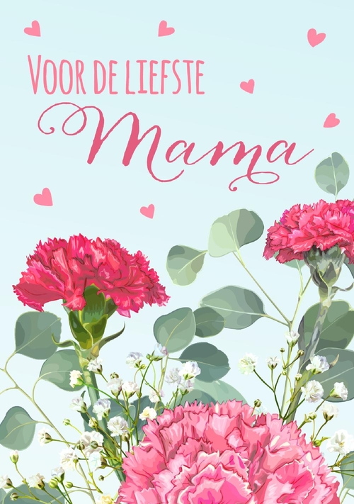 Kaart voor de liefste mama Voorkant