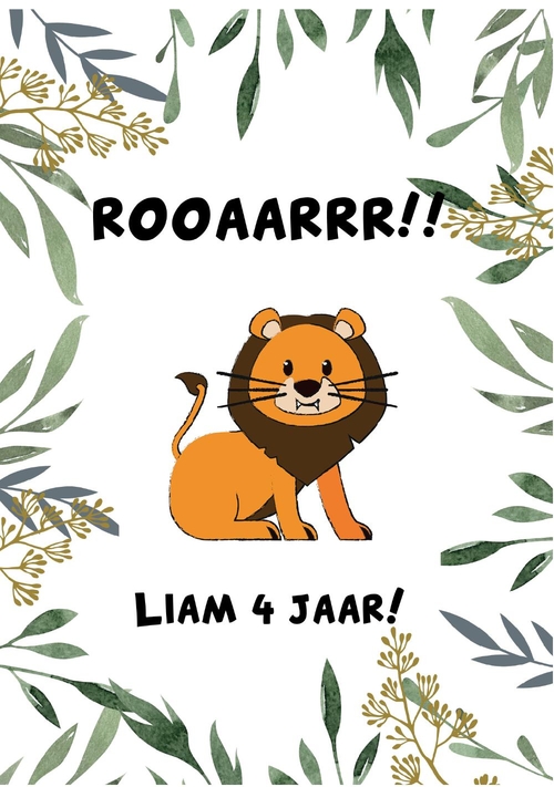 Rooaarrr!! Voorkant