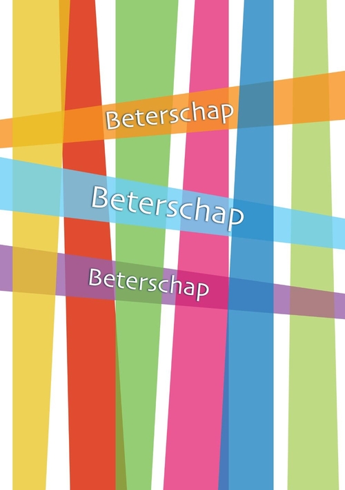 Beterschapskaart kleur beterschap lijnen Voorkant