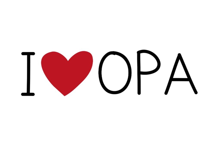 I love opa kaart Voorkant